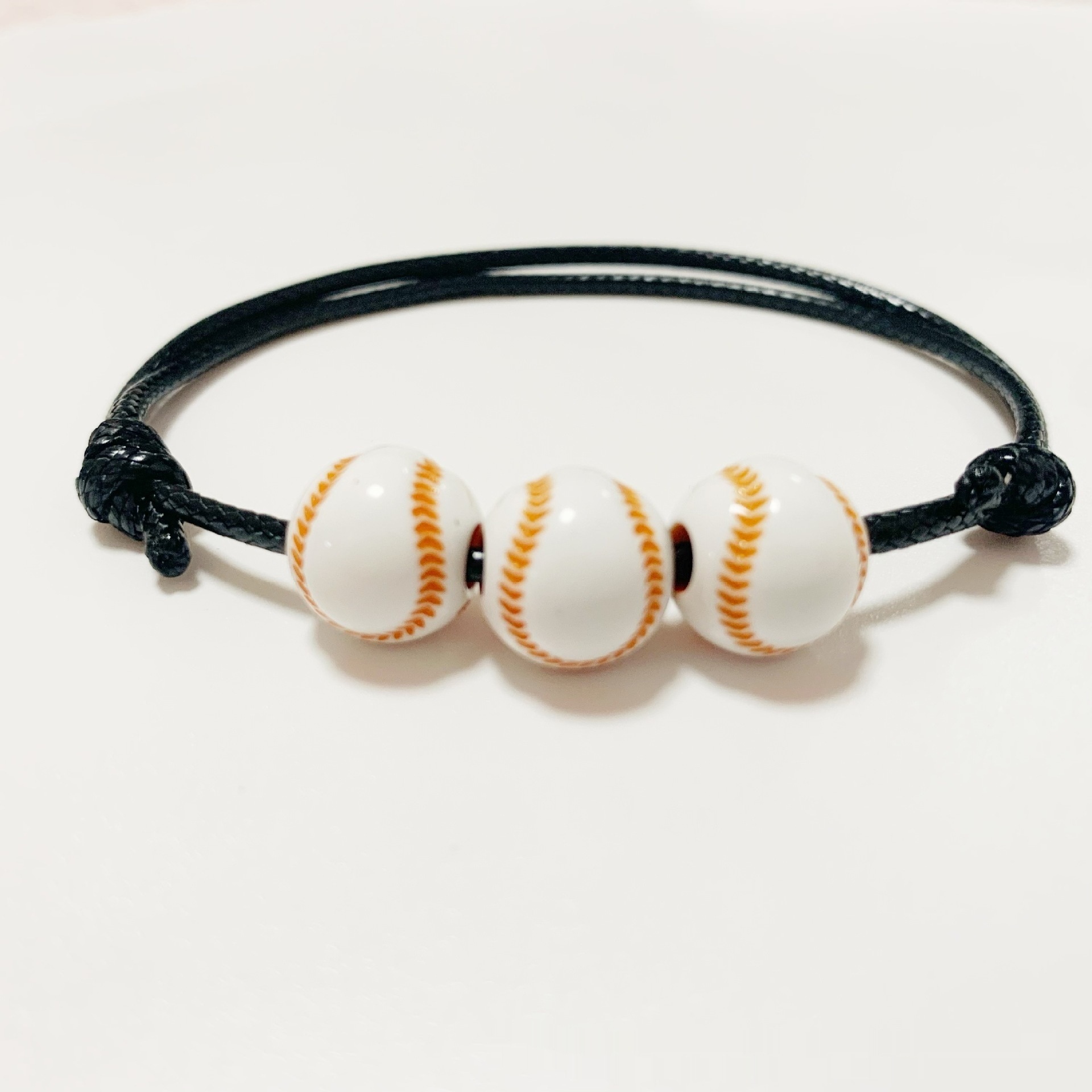 Baseball White Orange