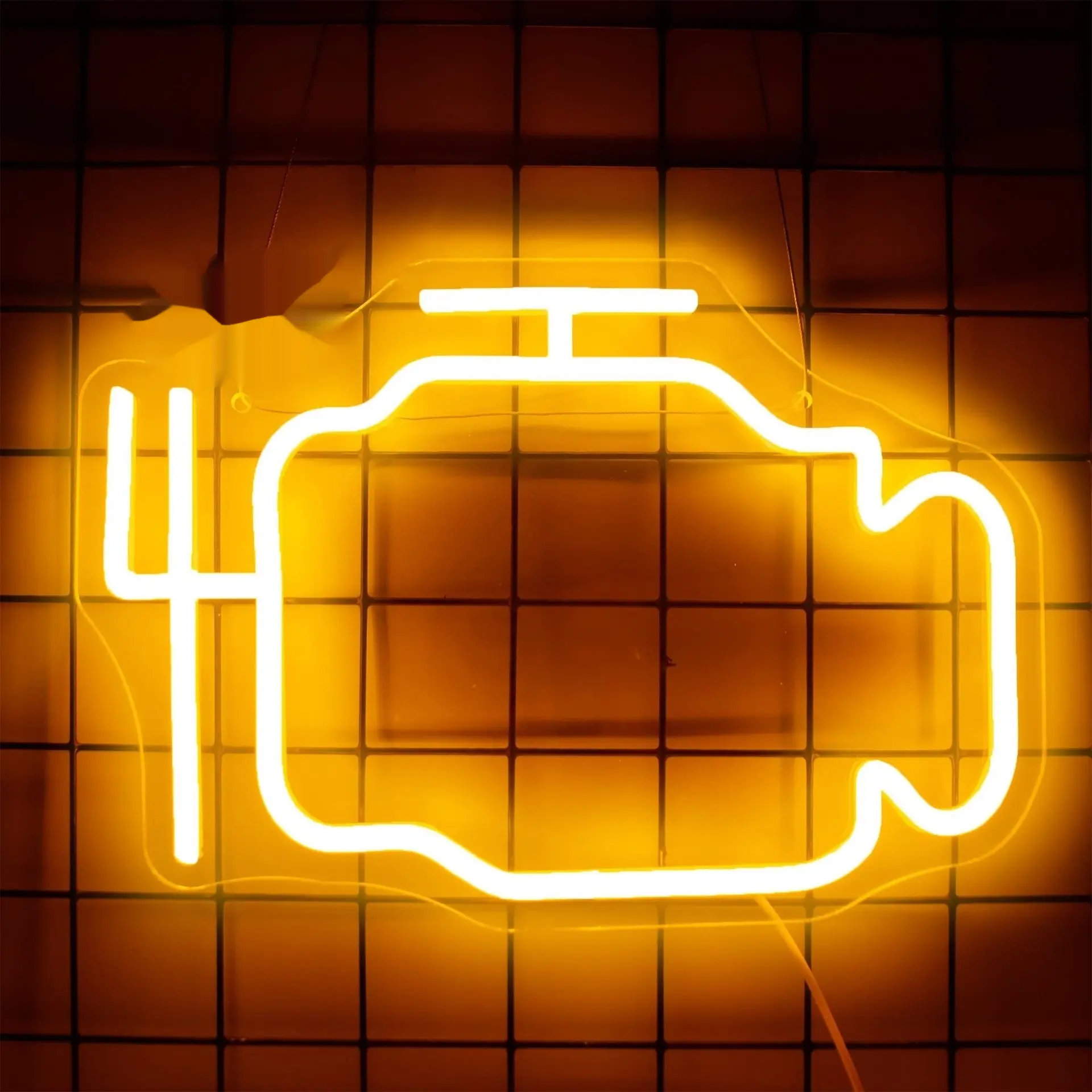 Transparent Acrylic Neon Backboard Ambience Light