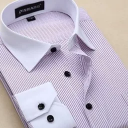 Plus Size Men Business Long Sleeve Shirts