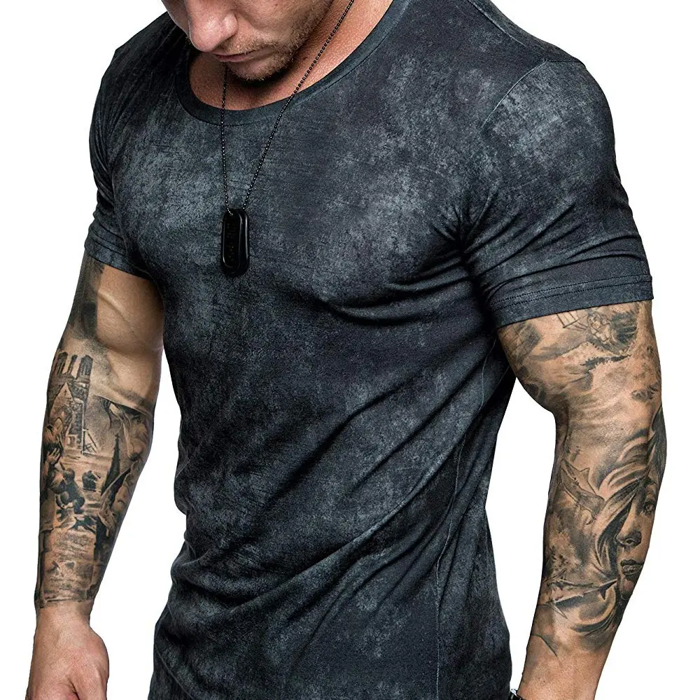 Men's Round Neck Short Sleeve T-shirt