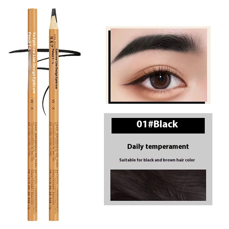 Positioning Eyebrow Pencil Eyebrow Line Design Pen Waterproof Anti-hemp Tattoo Embroidery For Teachers - 1.5G