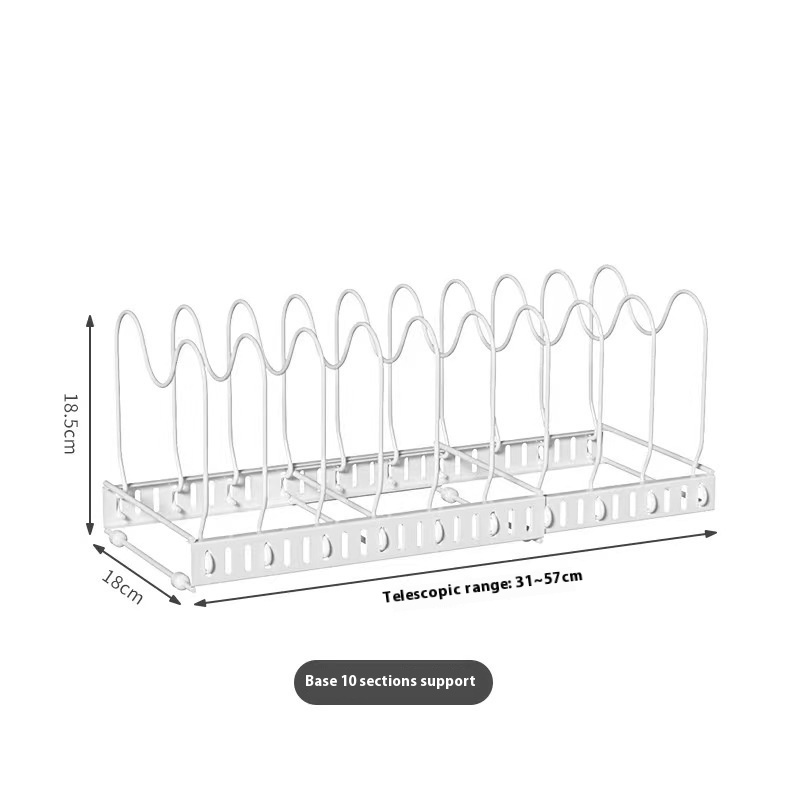 White Retractable 10 Partition