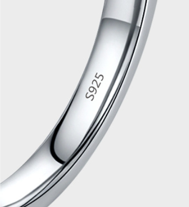 Silver Simple And Stylish Personality All-Match Ring