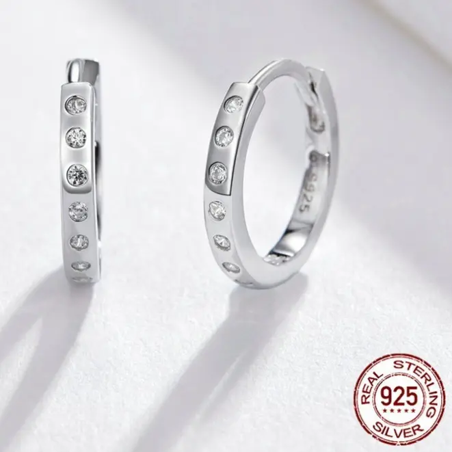 S925 Sterling Silver Simple Ear Clip