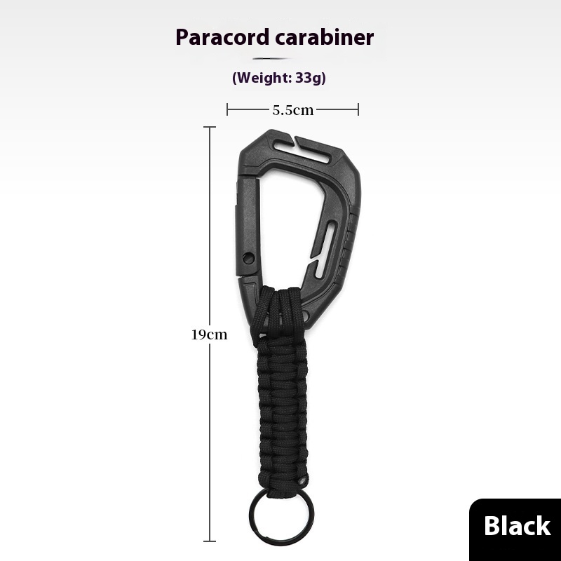 Outdoor Mountaineering Woven Multi-functional D-shaped Plastic Hook