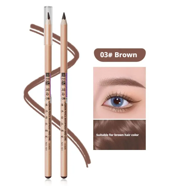 Wild Lines Marker Wooden Hard Core Waterproof And Sweat proof 3 Brown - Shop at LoveMi