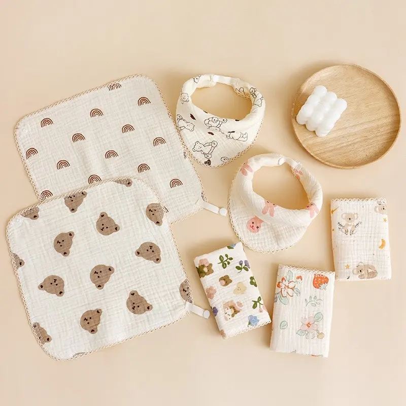 Baby Saliva Towel Newborn Pure Cotton Face