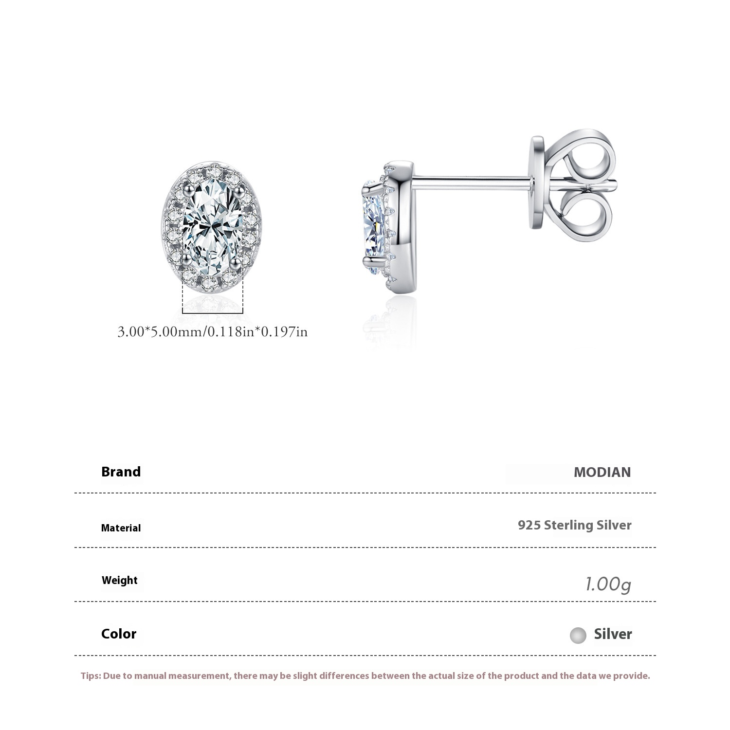 S925 Silver Super Shiny Geometric Full Diamond Earrings