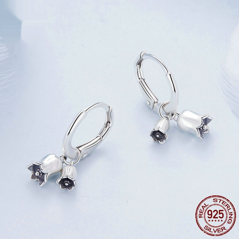 Lily S925 Sterling Silver All-match Earrings