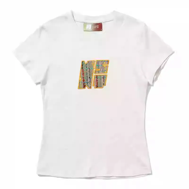 Small Slim Fit Short Model In White Color Shoulder Short Sleeve - White