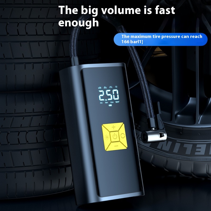 Portable High-pressure High-power Car Wireless Inflatable