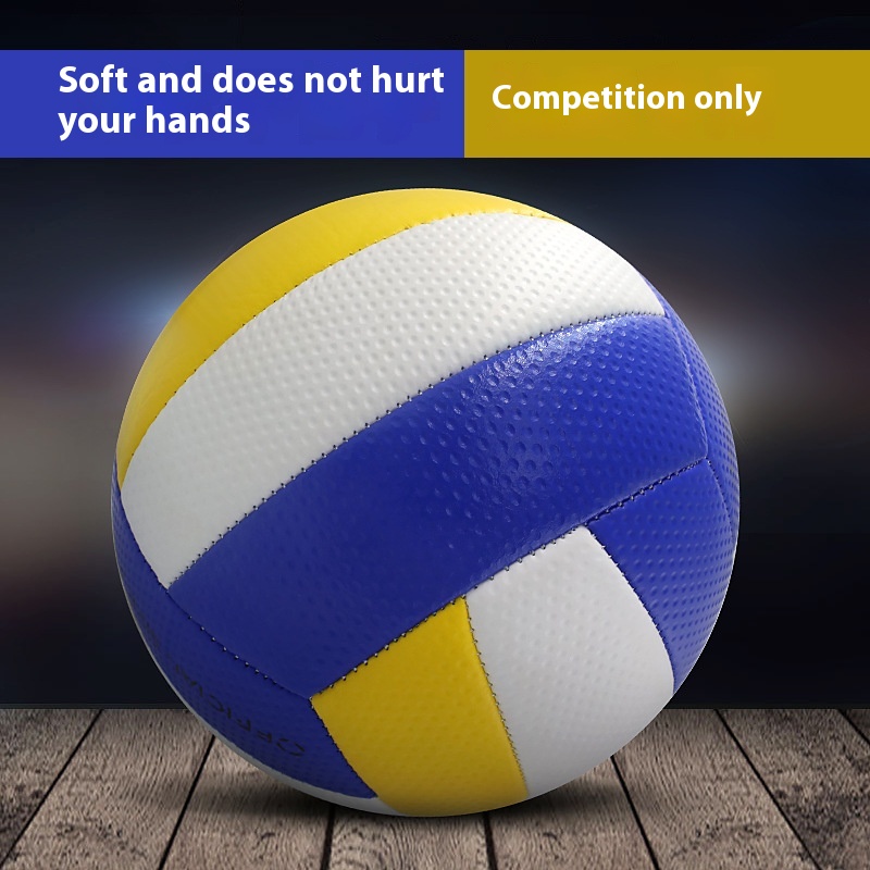 PVC Machine Seam Volleyball No 5 Senior High School Entrance Examination Students Match Racket