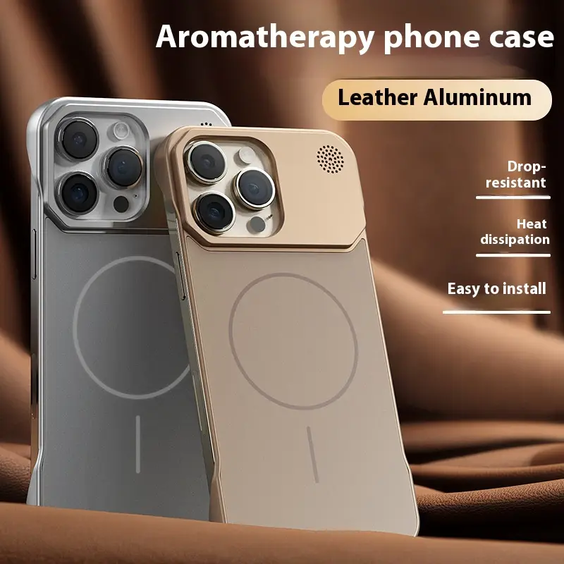 Phone Case Frameless Magnetic Drop-resistant Protective Cover