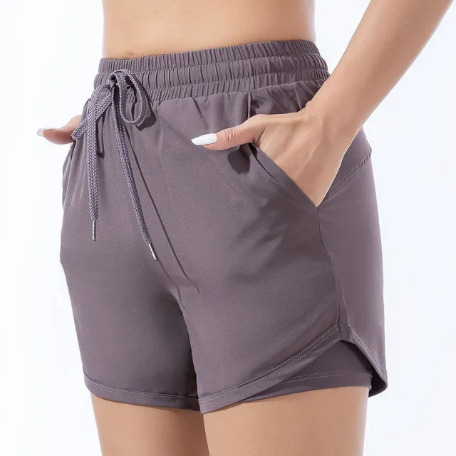 Summer Fashion Loose Sports Shorts For Women Purple - Shop at LoveMi