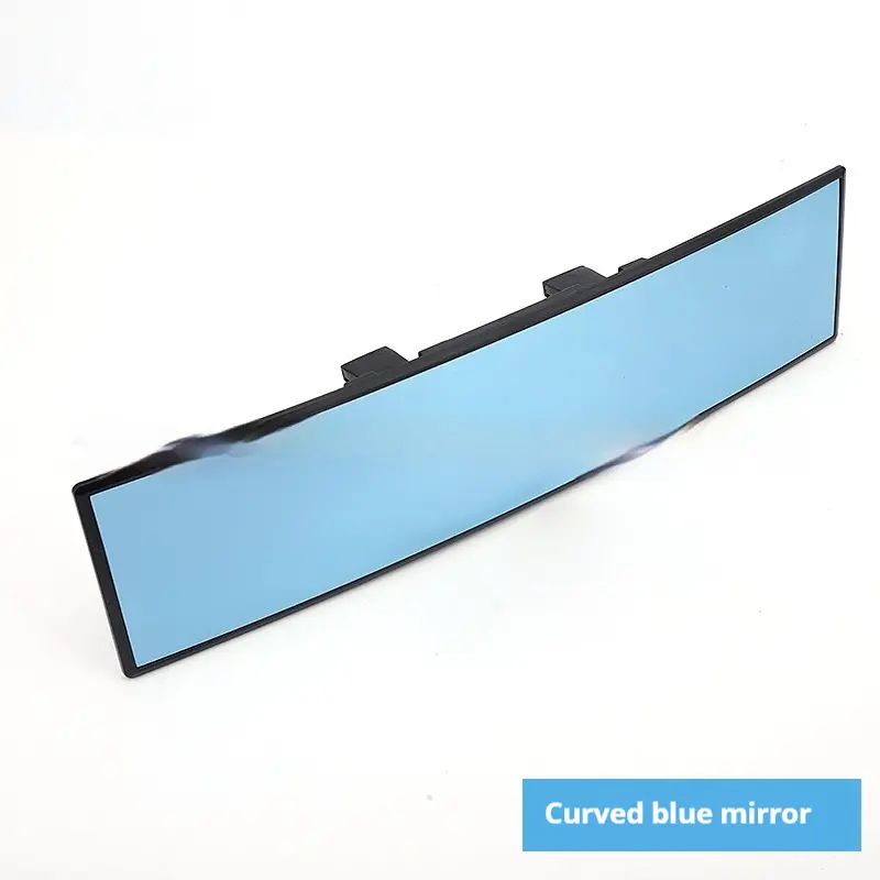 Large View Car Rear View HD Glass Blue Filter