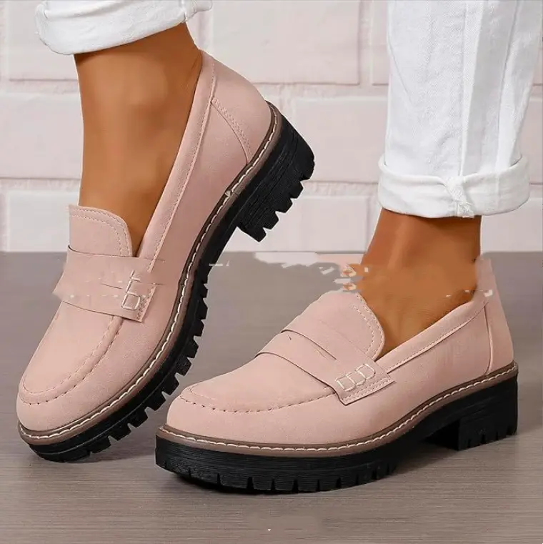 Fashion Flat Shoes Casual Matte British Style Women's Shoes