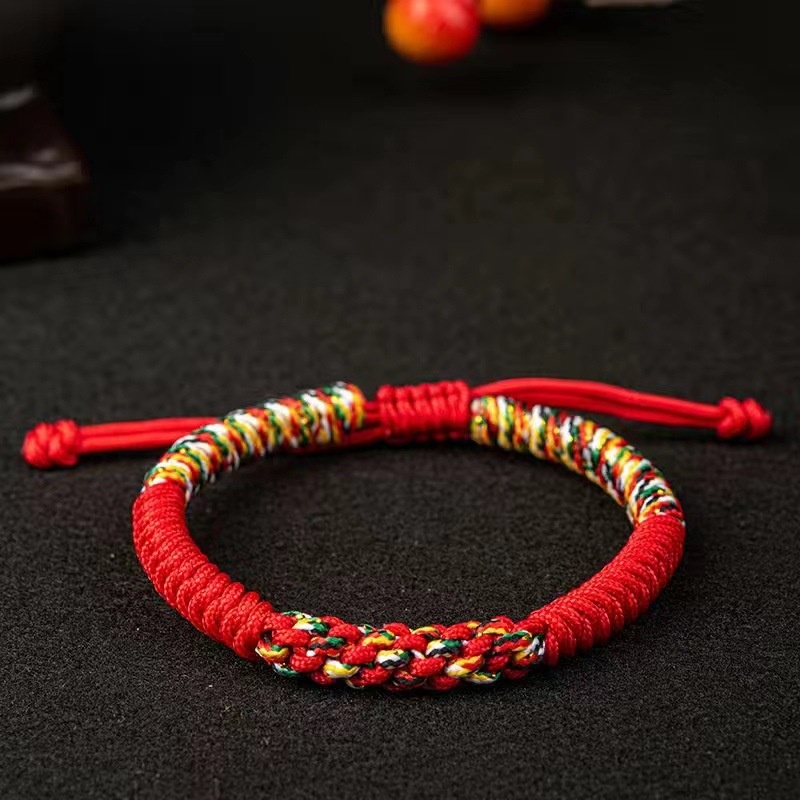 Dorje Knot Pull-out This Animal Year Red Rope Bracelet