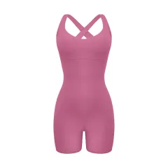 Women's Fashion Personalized New Product Yoga Jumpsuit - Wild Rose - View 1