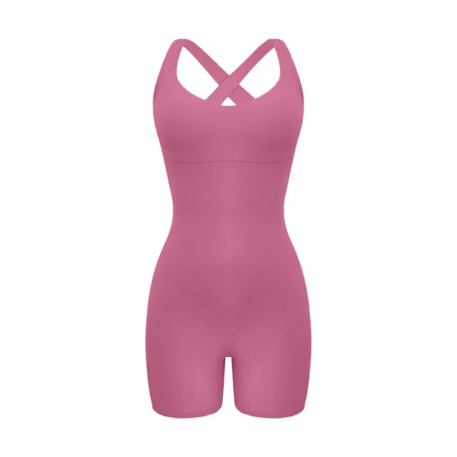 Women's Fashion Personalized New Product Yoga Jumpsuit Wild Rose - Shop at LoveMi