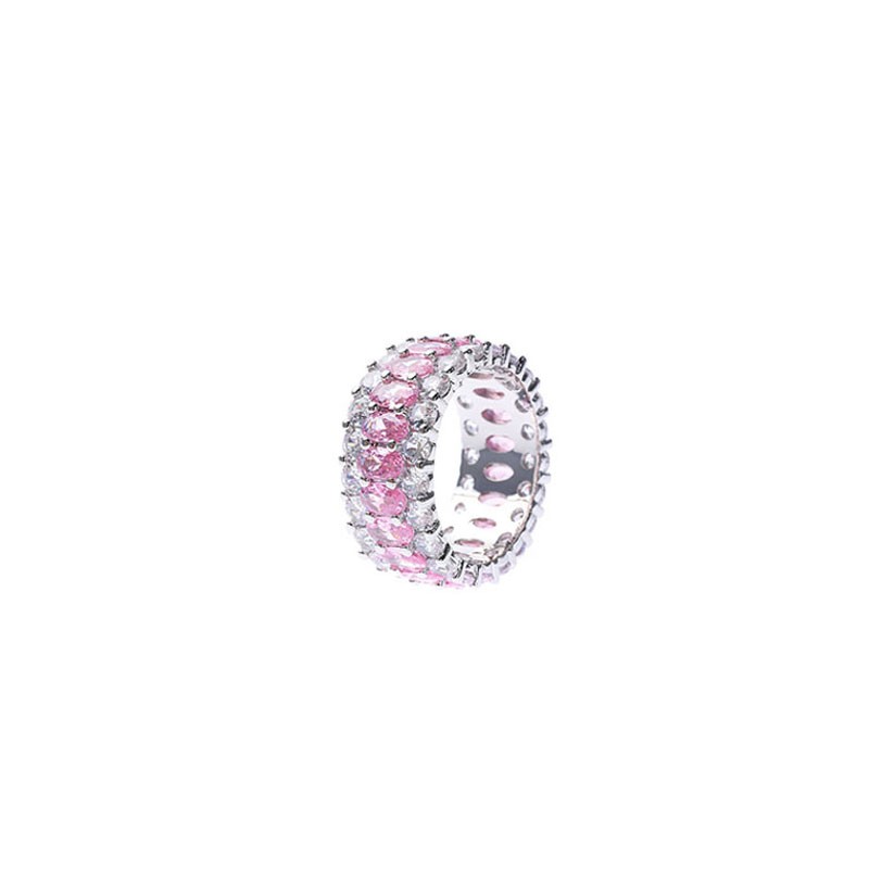 Fashionable High-grade Gold-plated Rhinestone Ring