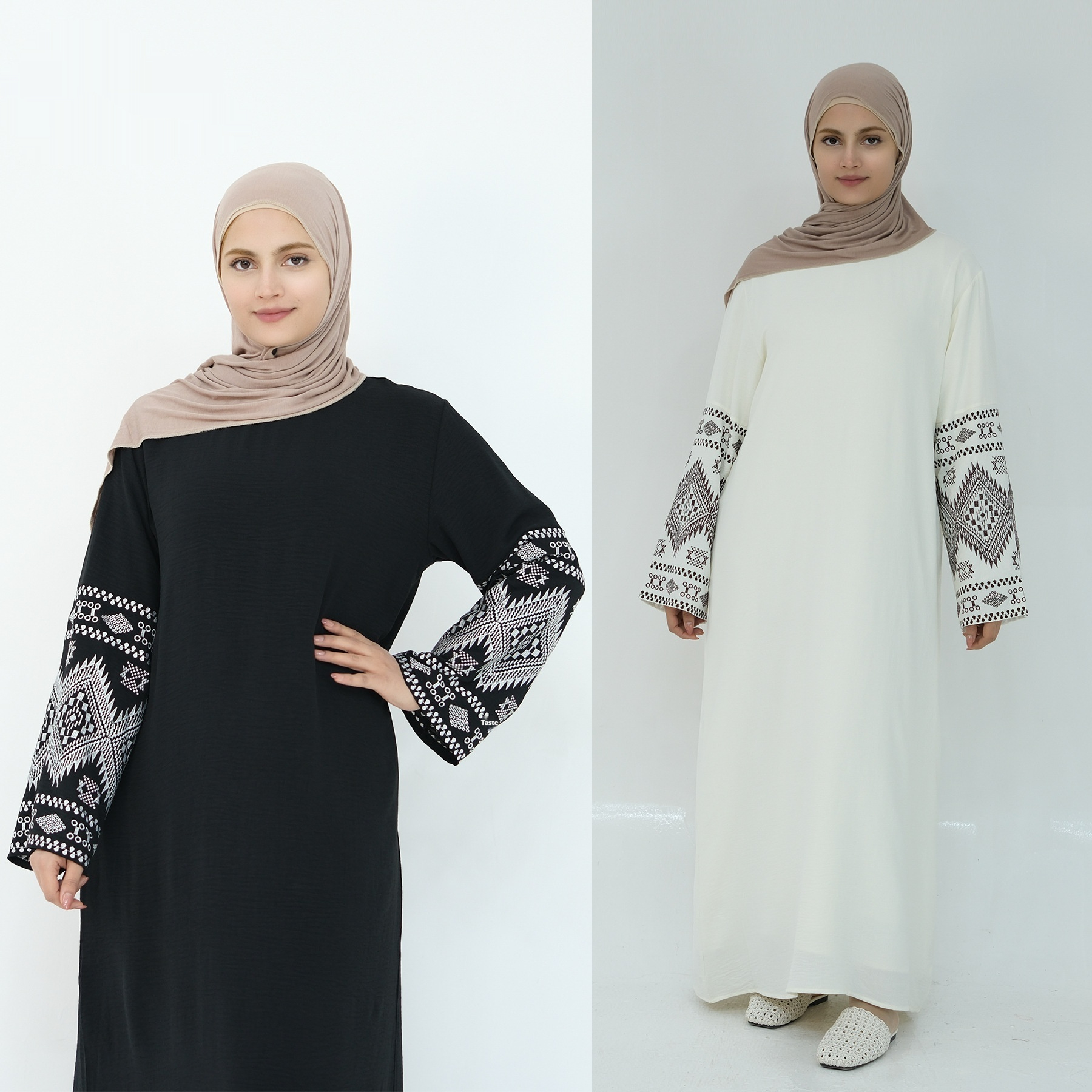 Middle East Exquisite Embroidery Elegant Dress