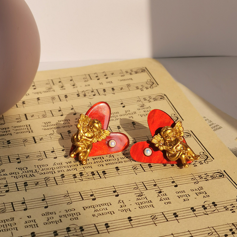 Sweet Maiden Pearl Ear Studs Cute Hairpin