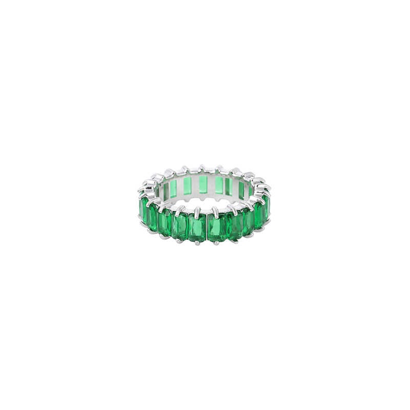 Fashion Simple Color Zircon Ring For Women