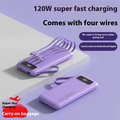 Super Fast Charge 20000 MA Large Capacity Portable Digital Display Power Bank