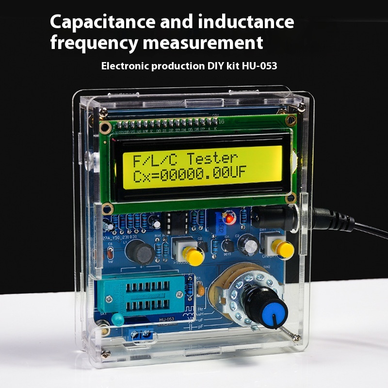 Capacitance Inductometer Frequency Measurement Diy Electronic Kit Circuit Board Welding Practice