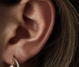 Women's XINGX Crescent Moon Earrings Fashion Micro Inlay