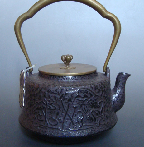 Uncoated Pig Iron Pot Japanese Iron Teapot