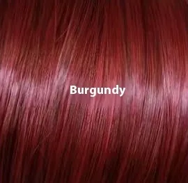 Fluffy Lace Wig Long Curly Head Cover Wine Red - Shop at LoveMi