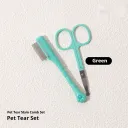 Green Comb Scissors