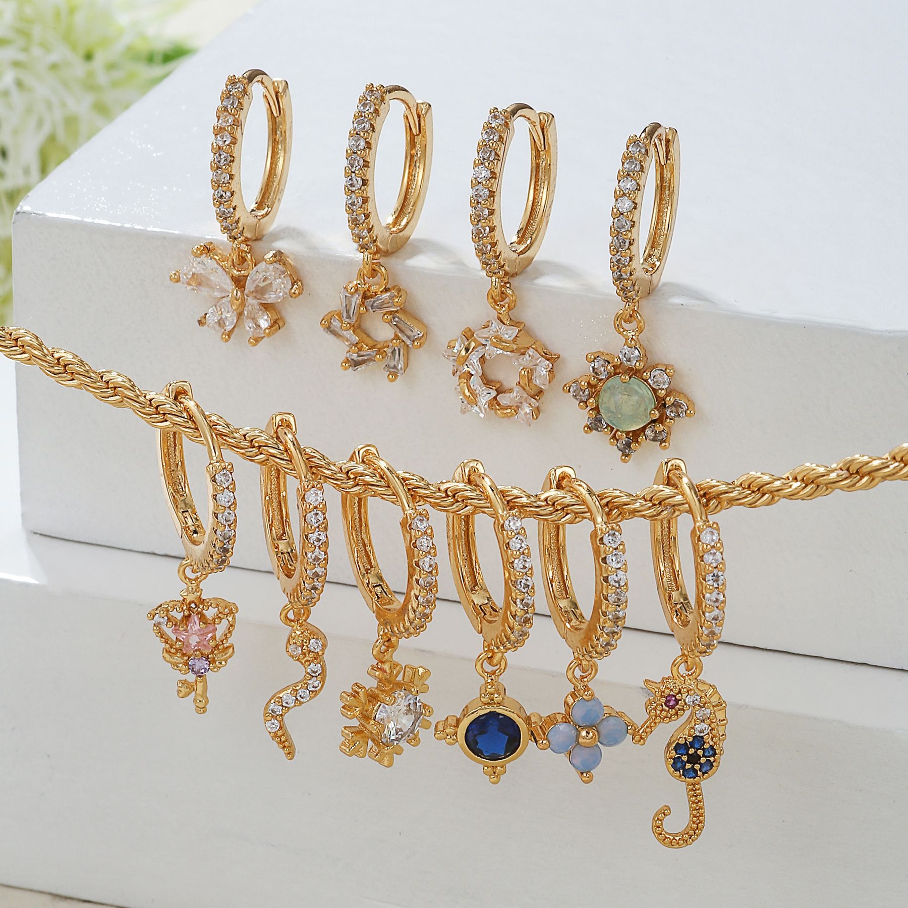 Sweet Cool Cold Style Ear Clip Earrings For Women