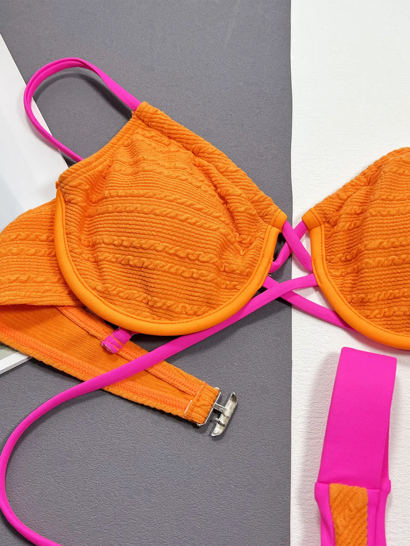 Women's Seperated Swimwear Bikini With Steel Bracket
