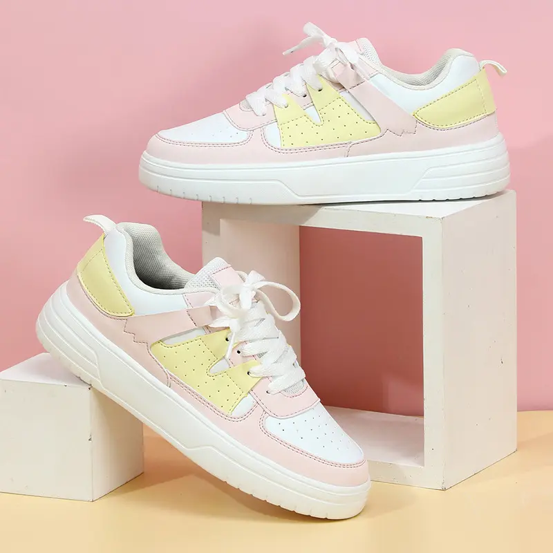 Trendy Fashion Couple Platform Sneakers Soft Bottom