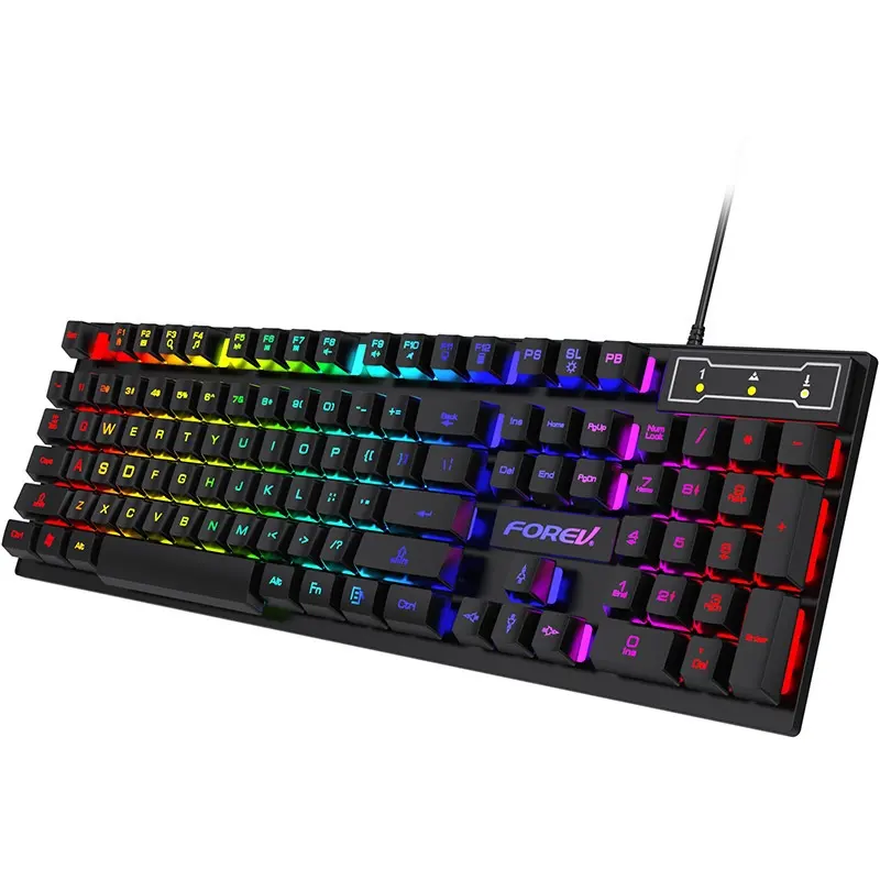 Wired Keyboard Luminous Desktop And Notebook Computer