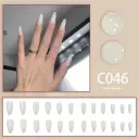 Pure Color Simple Nail Tips Advanced Sense view 9