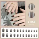 Pure Color Simple Nail Tips Advanced Sense view 3