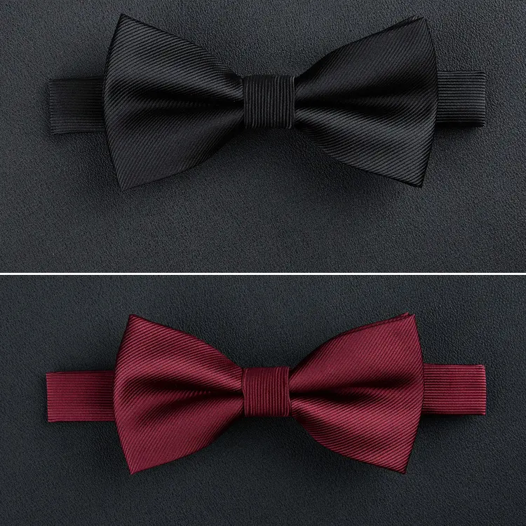 Men's Formal Suit Fashionable Double-layer Bow Tie