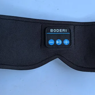 Dual Ear Stereo Music Blackout Hood for Phone Calls