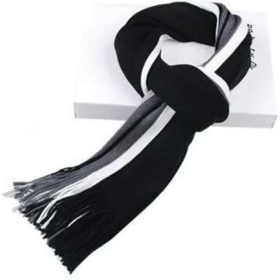 Men's Striped Scarf Korean Style All-match