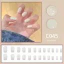 Pure Color Simple Nail Tips Advanced Sense view 8