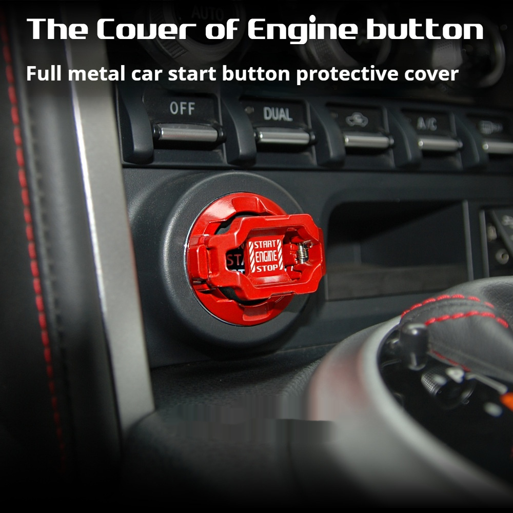 Metal Trigger Car Start Button Protective Cover Decoration