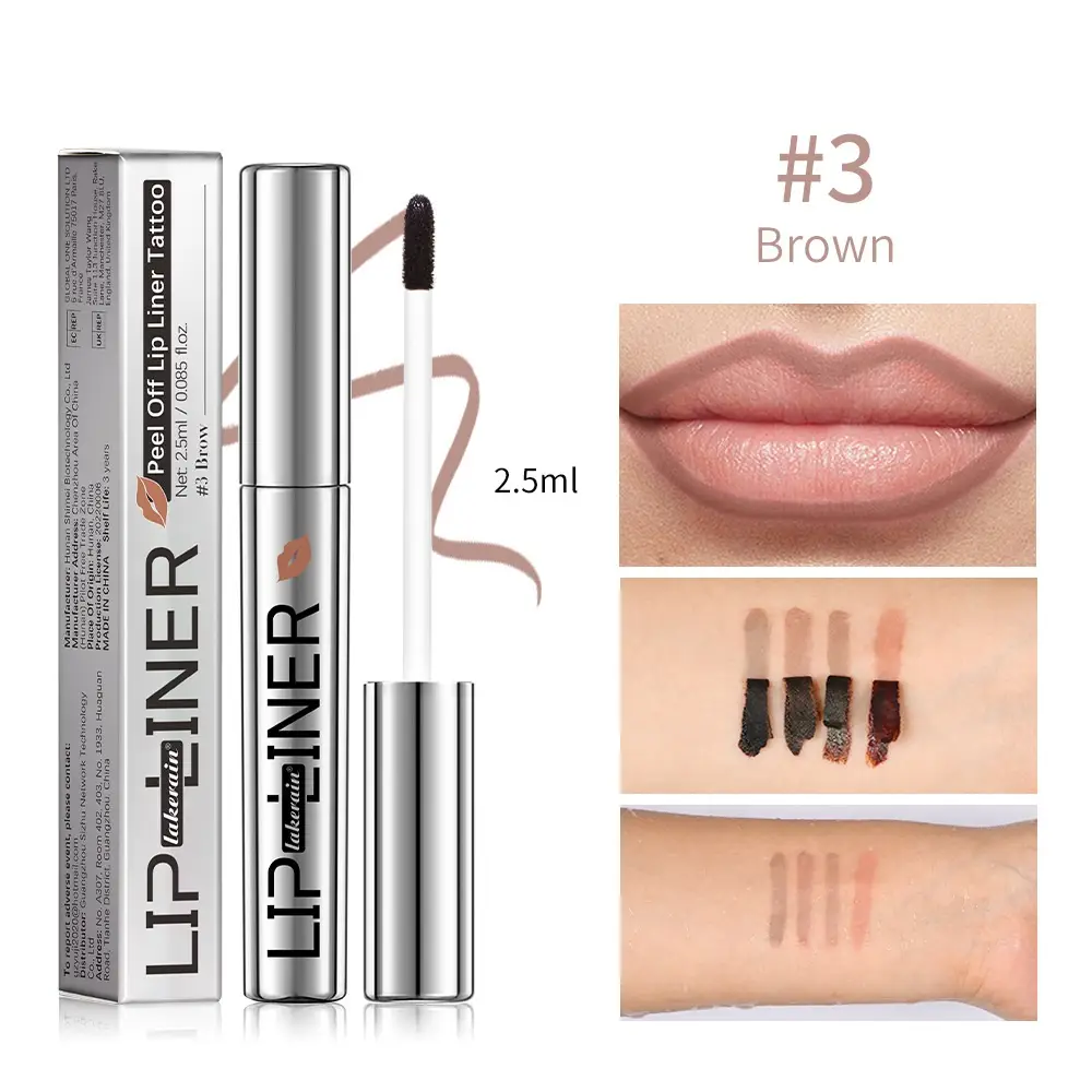 Nonstick Cup Long-lasting Stripping Tear And Pull Lip Liner Not Smudge Pen