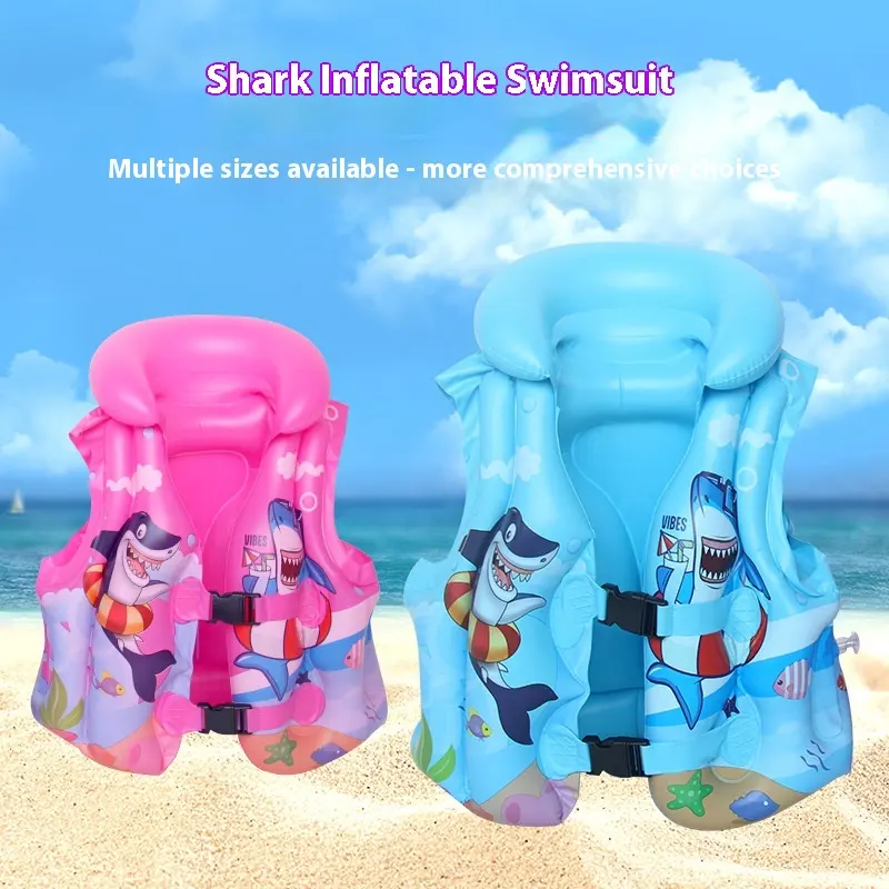 Kids Swimming Large Floating Vest Inflatable Life