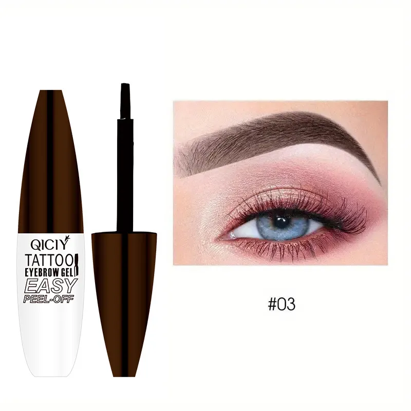 Tattoo Easy Peel Off Eyebrow Gel Cream Types Long-Lasting Smudge-Proof Sweat Resistant Waterproof Cosmetics - 06Style