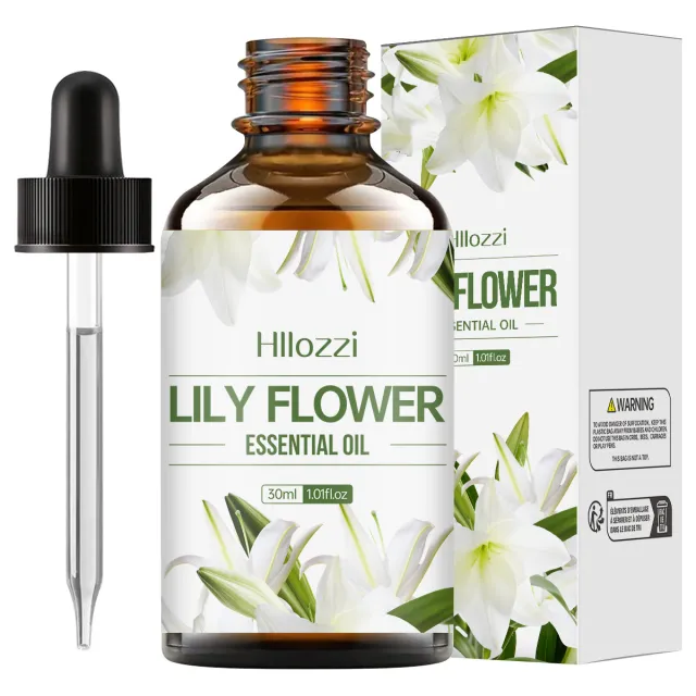 30ml Organic Oil Aromatherapy Massage Aromatic Skin Care Castor Oil Lily Essential Oil - Shop at LoveMi