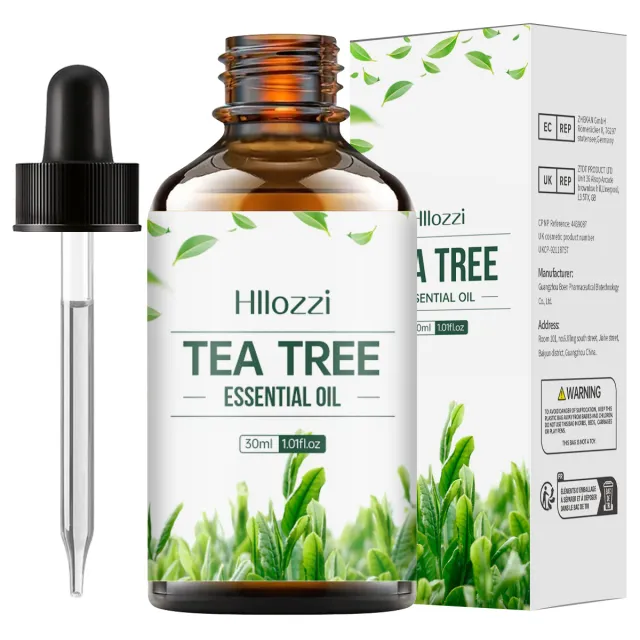 30ml Organic Oil Aromatherapy Massage Aromatic Skin Care Castor Oil Tea Tree Essential Oil - Shop at LoveMi