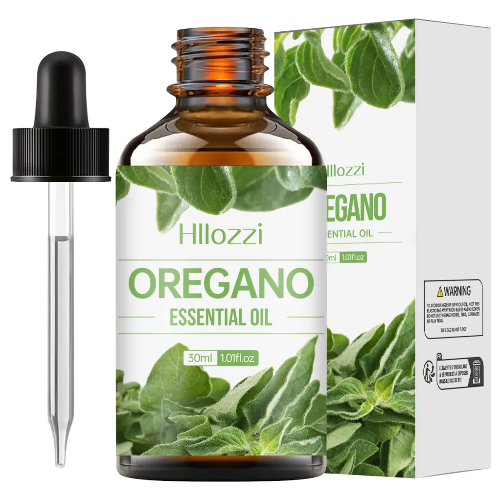 30ml Organic Oil Aromatherapy Massage Aromatic Skin Care Castor Oil - Oregano Essential Oil